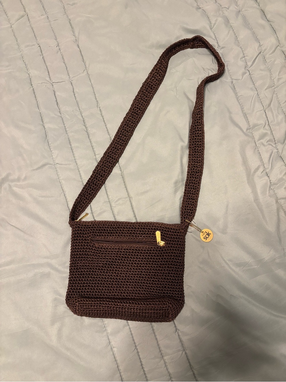 Th Sak Brown Crochet Crossbody Bag - Picture 2 of 5